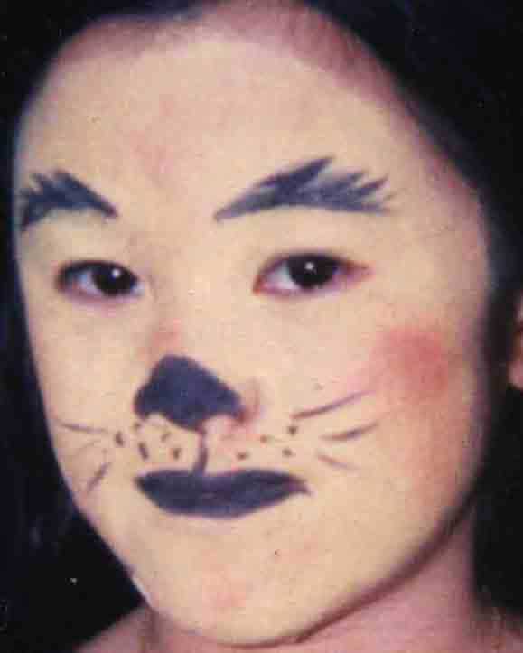 Yellow Kitty Face Paint